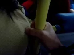 Madura aburrida se complació en la habitación del hotel