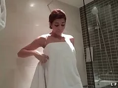 Masturbándose en webcam